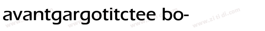 avantgargotitctee bo字体转换